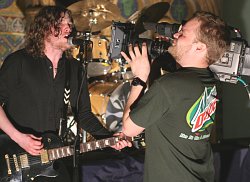 music video being filmed