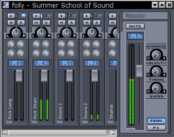 computer sound mixer image